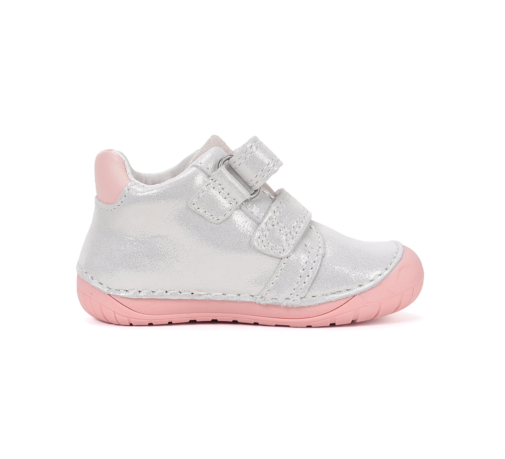D.D.Step pantofi fete Barefoot 20-25 Silver cu norisor