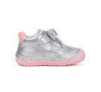 D.D.Step pantofi fete Barefoot 20-25 Silver cu pasare