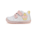 D.D.Step pantofi fete Barefoot 20-25 White cu briosa