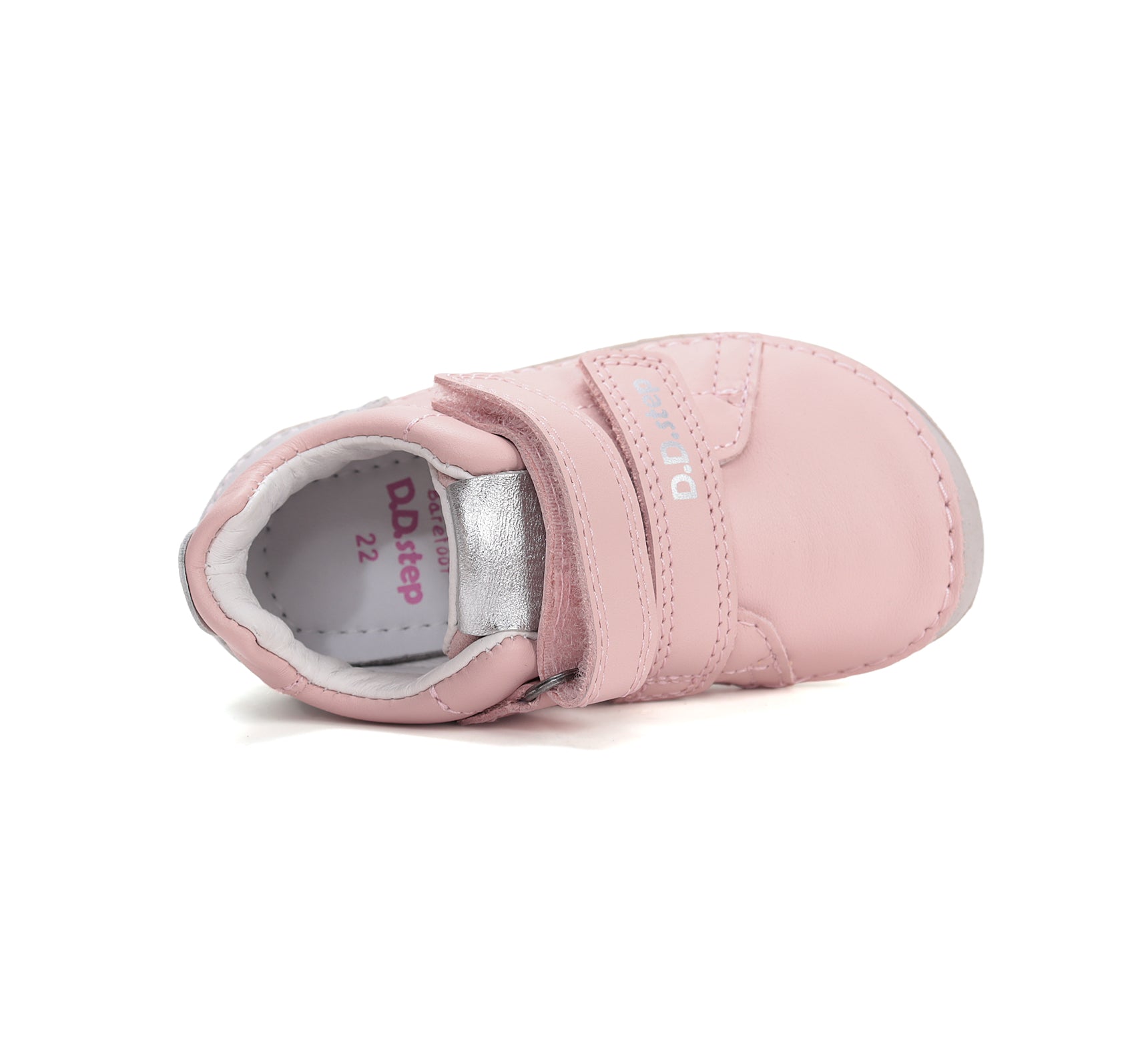 D.D.Step pantofi fete Barefoot 22-27 Baby Pink combinat
