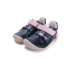 D.D.Step pantofi fete Barefoot 22-27 Royal Blue combinat