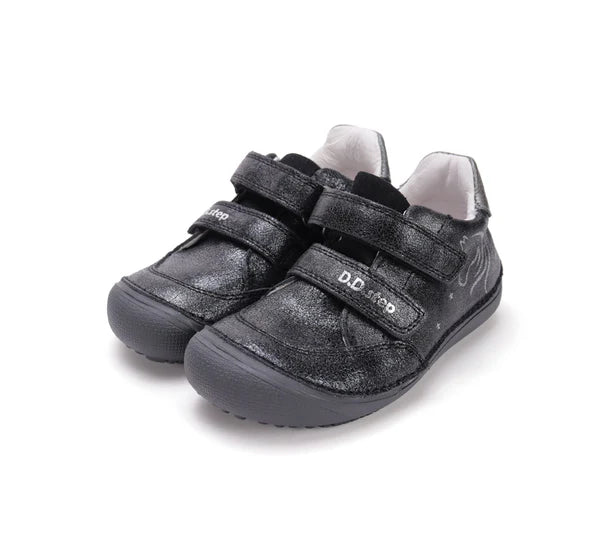 D.D.Step pantofi fete Barefoot 25-30 Black cu calut