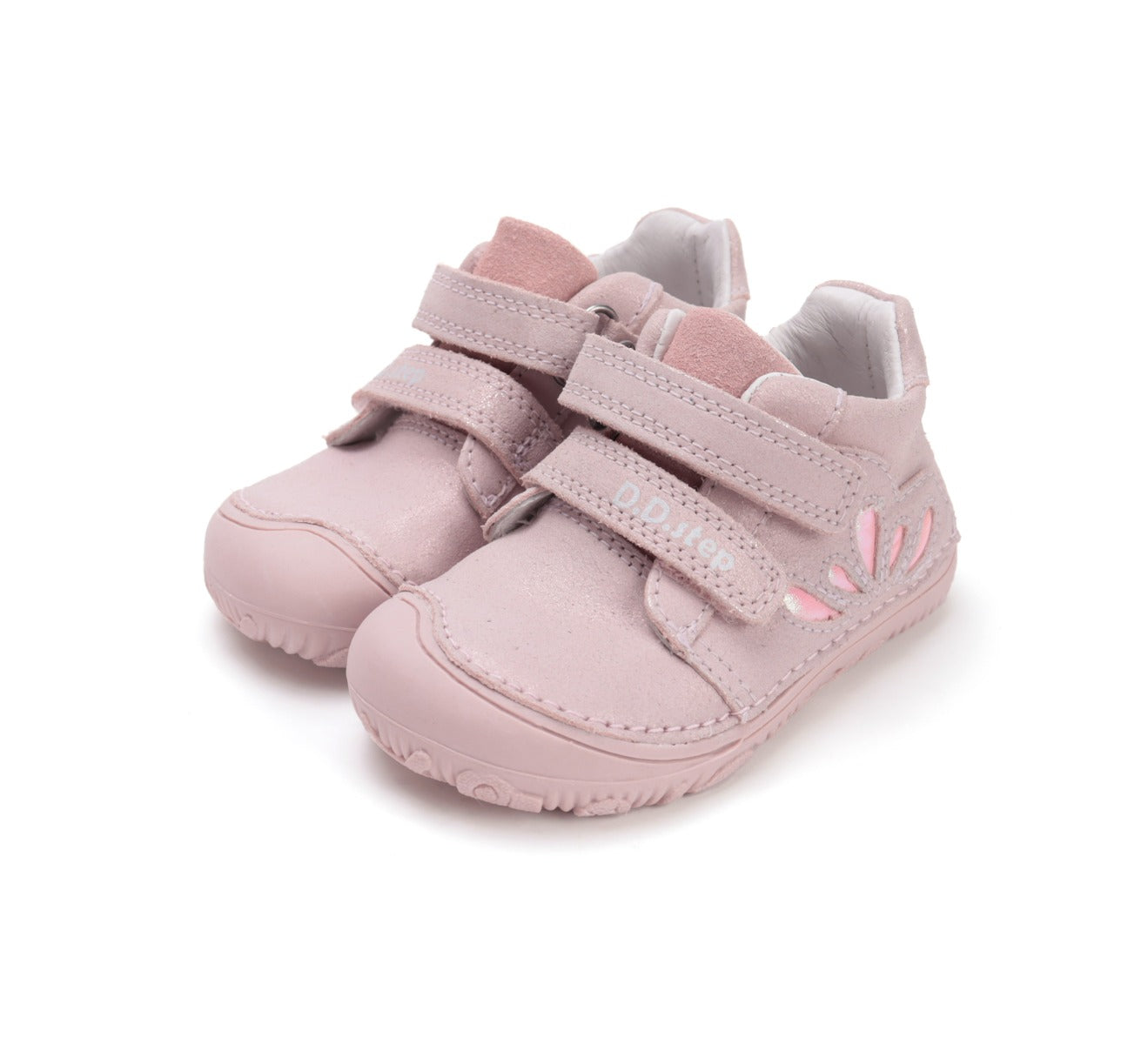 D.D.Step pantofi fete Barefoot 26-31 Baby Pink cu petale Imagine principală a produsului