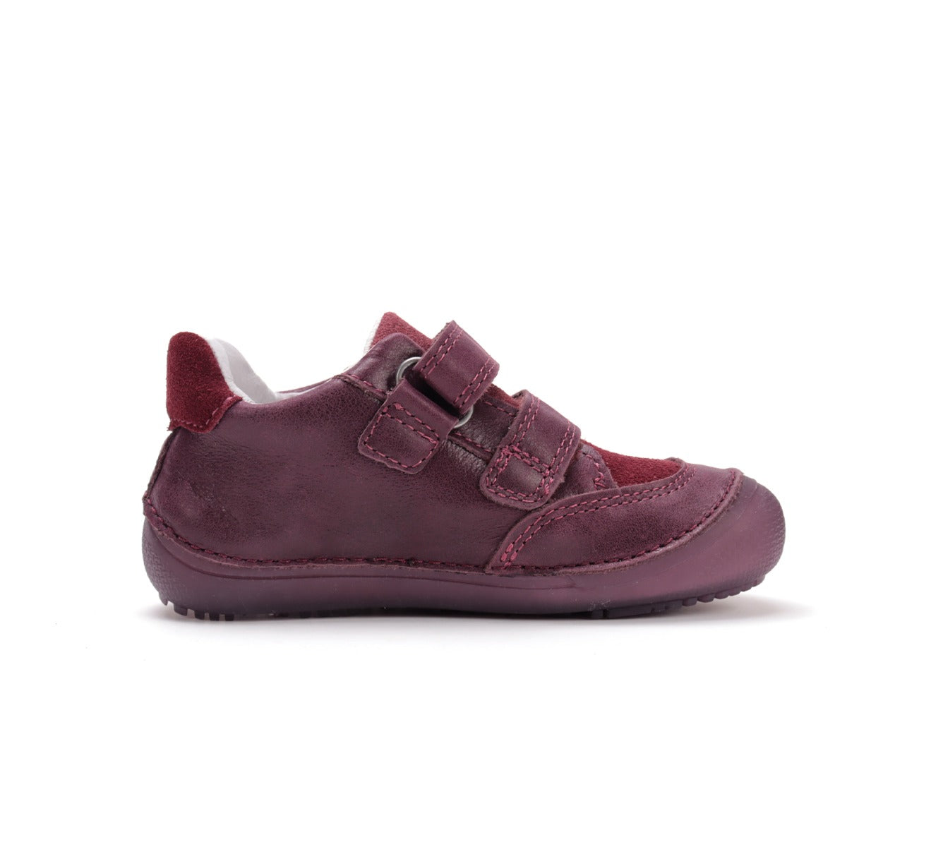 D.D.Step pantofi fete Barefoot cu talpa fluorescenta 26-31 Raspberry cu fetita