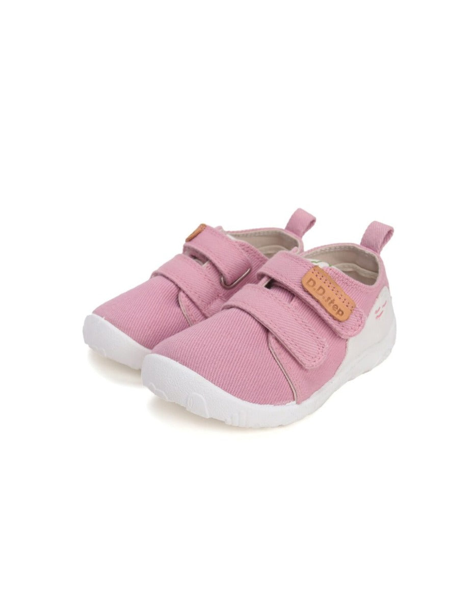 D.D.Step pantofi fete Barefoot de interior 20-25 Mauve cu norisor Imagine principală a produsului