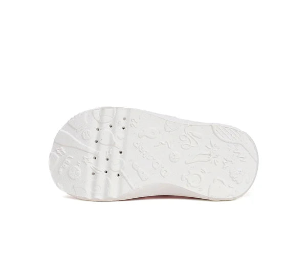 D.D.Step pantofi fete Barefoot de interior 20-25 Pink cu curcubeu