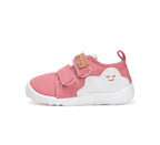D.D.Step pantofi fete Barefoot de interior 20-25 Pink cu norisor