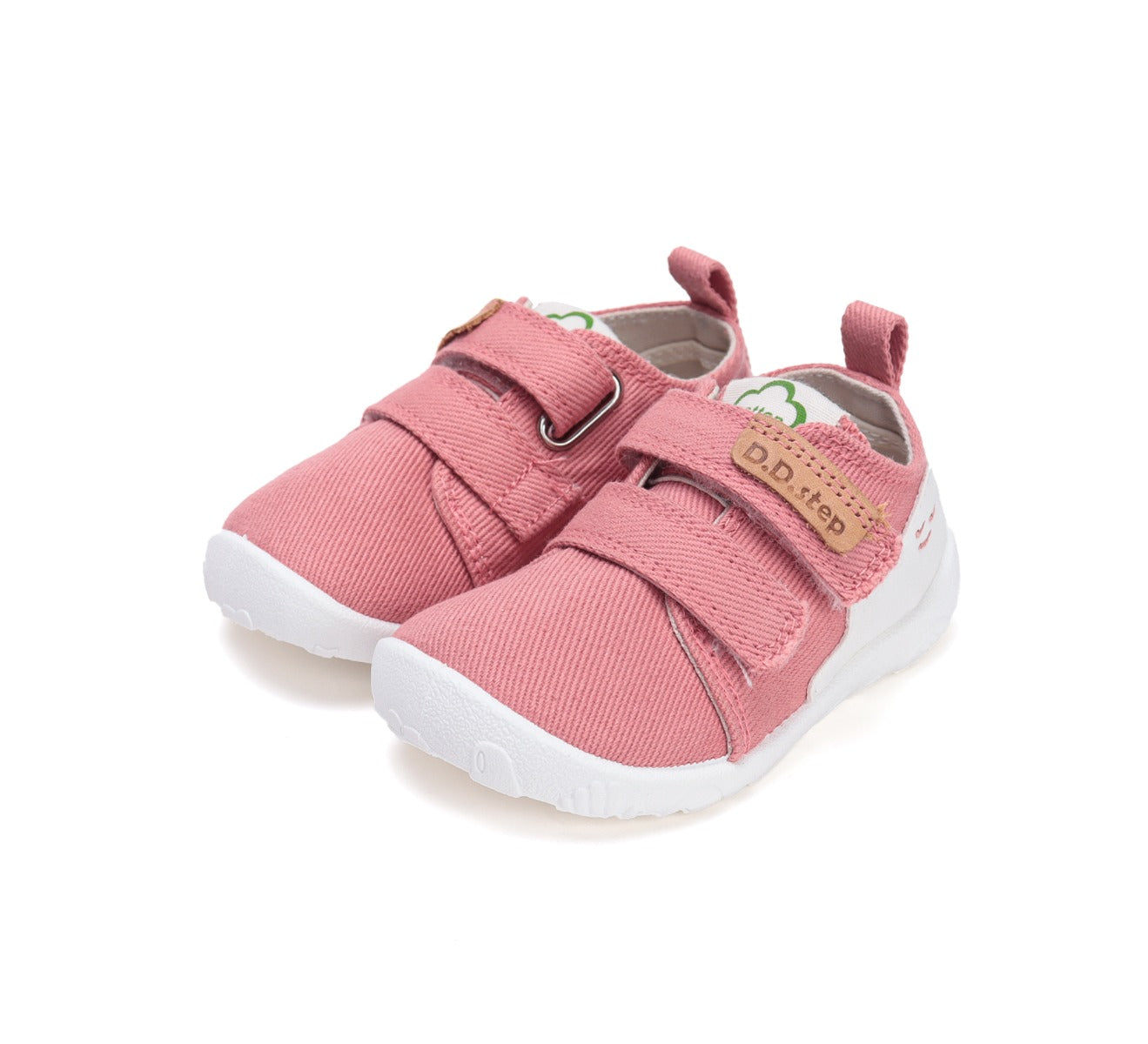 D.D.Step pantofi fete Barefoot de interior 20-25 Pink cu norisor
