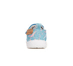 D.D.Step pantofi fete Barefoot de interior 26-31 Sky Blue cu sirena