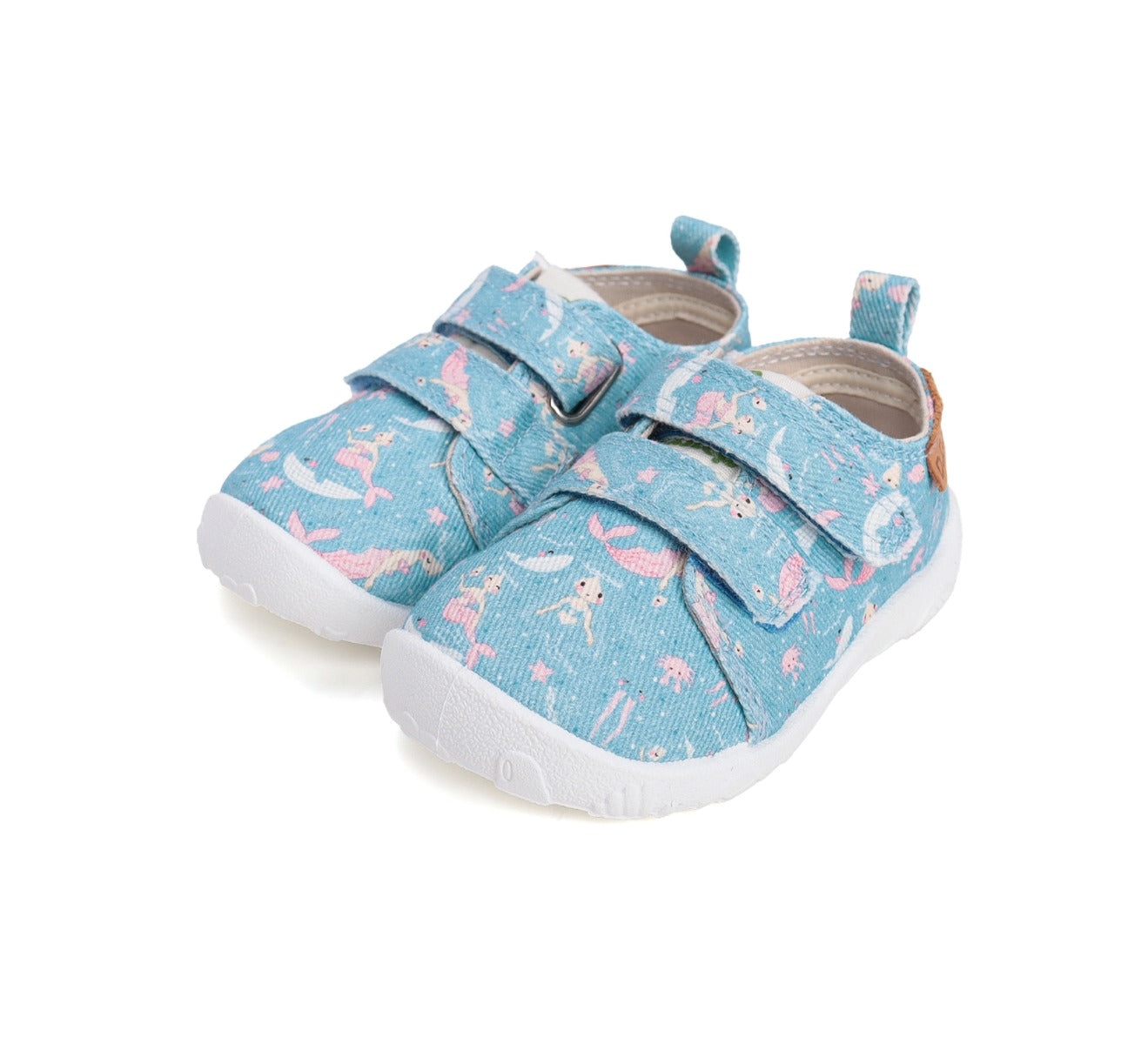 D.D.Step pantofi fete Barefoot de interior 26-31 Sky Blue cu sirena Imagine principală a produsului