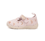 D.D.Step pantofi fete decupati Barefoot de interior din panza 20-31 Baby Pink curcubeu