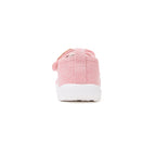 D.D.Step pantofi fete Barefoot de interior din panza 20-25 Baby Pink simplu