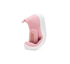 D.D.Step pantofi fete decupati Barefoot de interior din panza 26-31 Baby Pink simplu