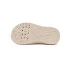 D.D.Step pantofi fete Barefoot de interior din panza 20-31 White curcubeu