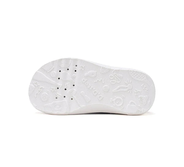D.D.Step pantofi fete Barefoot decupat de interior din panza 20-31 Lila simplu