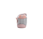 D.D.Step pantofi fete cu LED 25-30 Dove grey cu unicorn