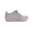 D.D.Step pantofi fete cu LED 25-30 Dove grey cu unicorn