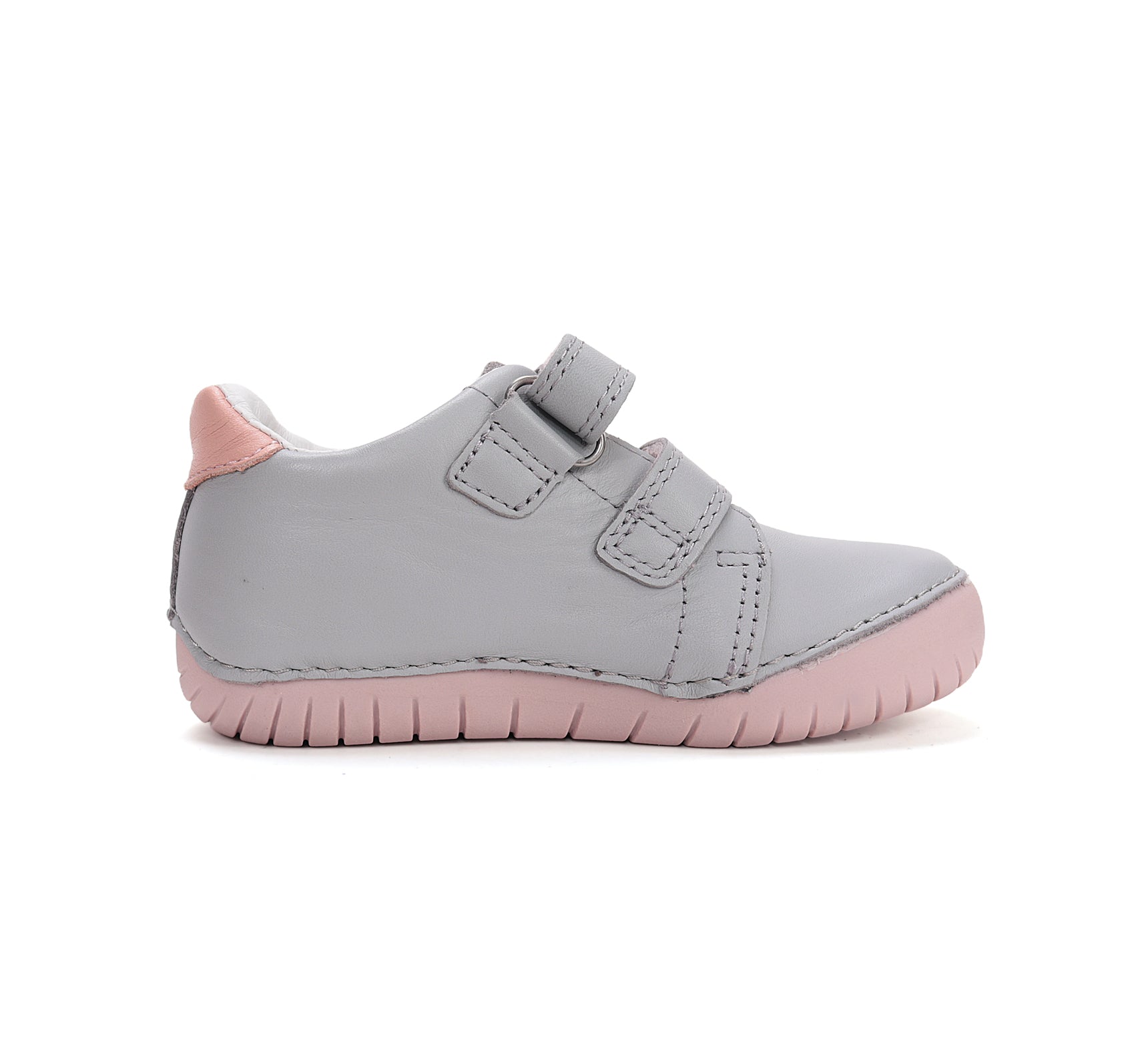D.D.Step pantofi fete cu LED 25-30 Dove grey cu unicorn