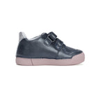 D.D.Step pantofi fete cu LED 25-30 Royal Blue cu unicorn