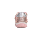 D.D.Step pantofi fete cu scai 19-24 Cream metalizat