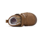 D.D.Step pantofi fete cu scai 20-25 Chocolate cu floricele 