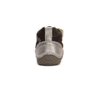 D.D.Step pantofi fete cu scai 25-30 Champagne cu floare