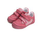 D.D.Step pantofi fete cu scai 25-30 Dark pink cu puncte mici