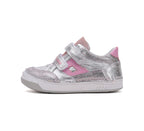 D.D.Step pantofi fete cu scai 31-36 Silver cu roz