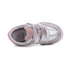 D.D.Step pantofi fete cu scai 31-36 Silver cu roz