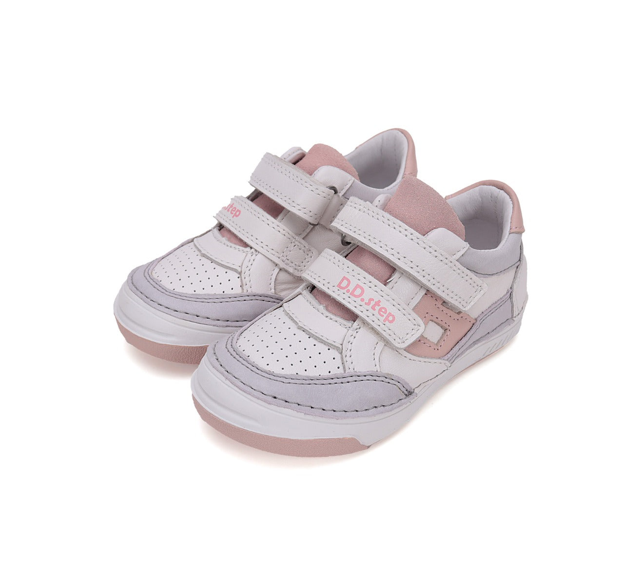 D.D.Step pantofi fete cu scai 31-36 White Imagine principală a produsului