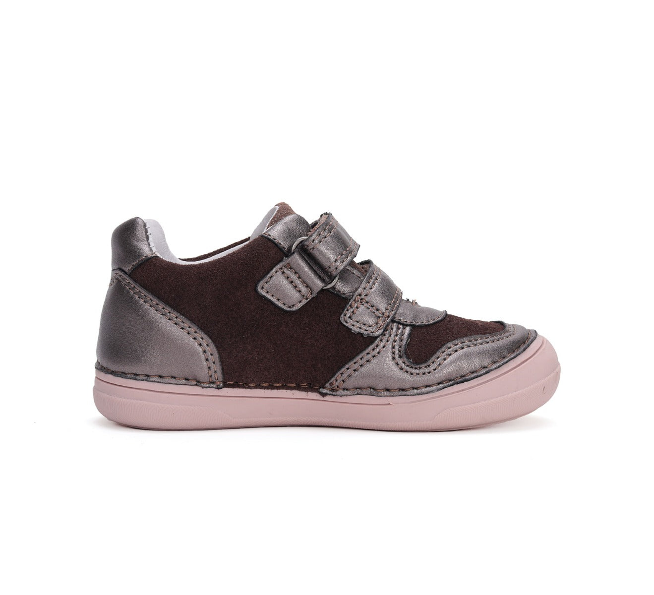 D.D.Step pantofi fete cu scai 26-31 Chocolate cu D