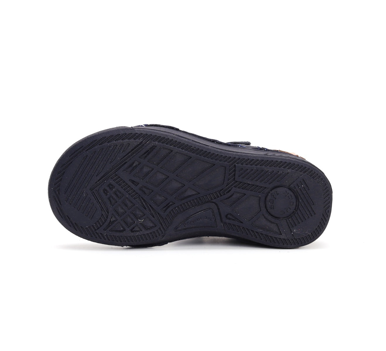 D.D.Step pantofi fete cu scai Royal blue cu stelute aurii