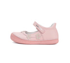D.D.Step pantofi fete decupati 26-31 Baby Pink cu flori