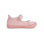 D.D.Step pantofi fete decupati 26-31 Baby Pink cu flori