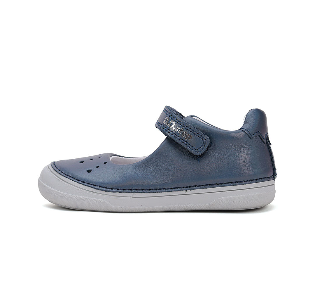 D.D.Step pantofi fete decupati 26-31 Royal Blue
