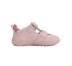 D.D.Step pantofi fete decupati Barefoot 20-25 Baby Pink cu dungi colorate