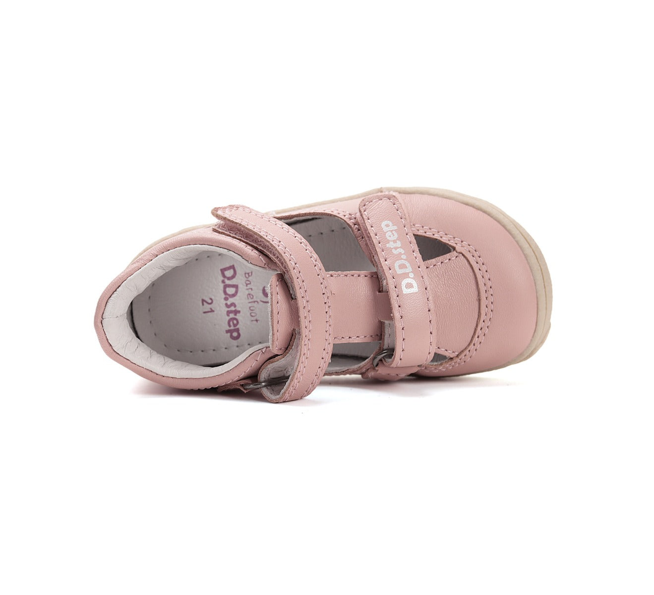 D.D.Step pantofi fete decupati Barefoot 20-25 Baby Pink