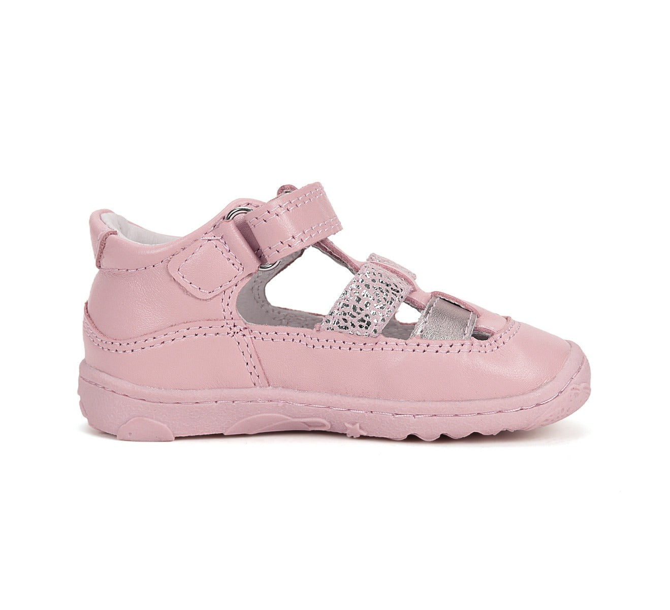 D.D.Step pantofi fete decupati Barefoot 20-25 Baby Pink