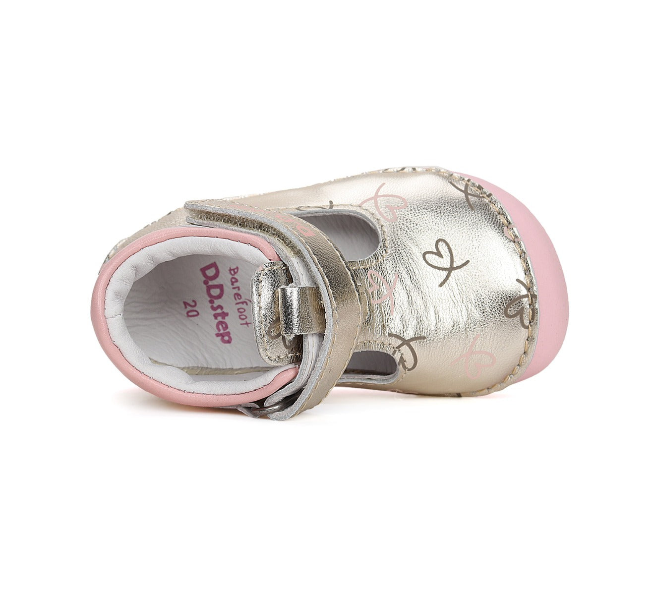 D.D.Step pantofi fete decupati Barefoot 20-25