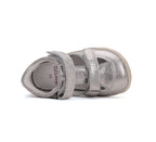 D.D.Step pantofi fete decupati Barefoot 20-25 Silver