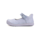 D.D.Step pantofi fete decupati Barefoot 22-33 Lila cu flori printate