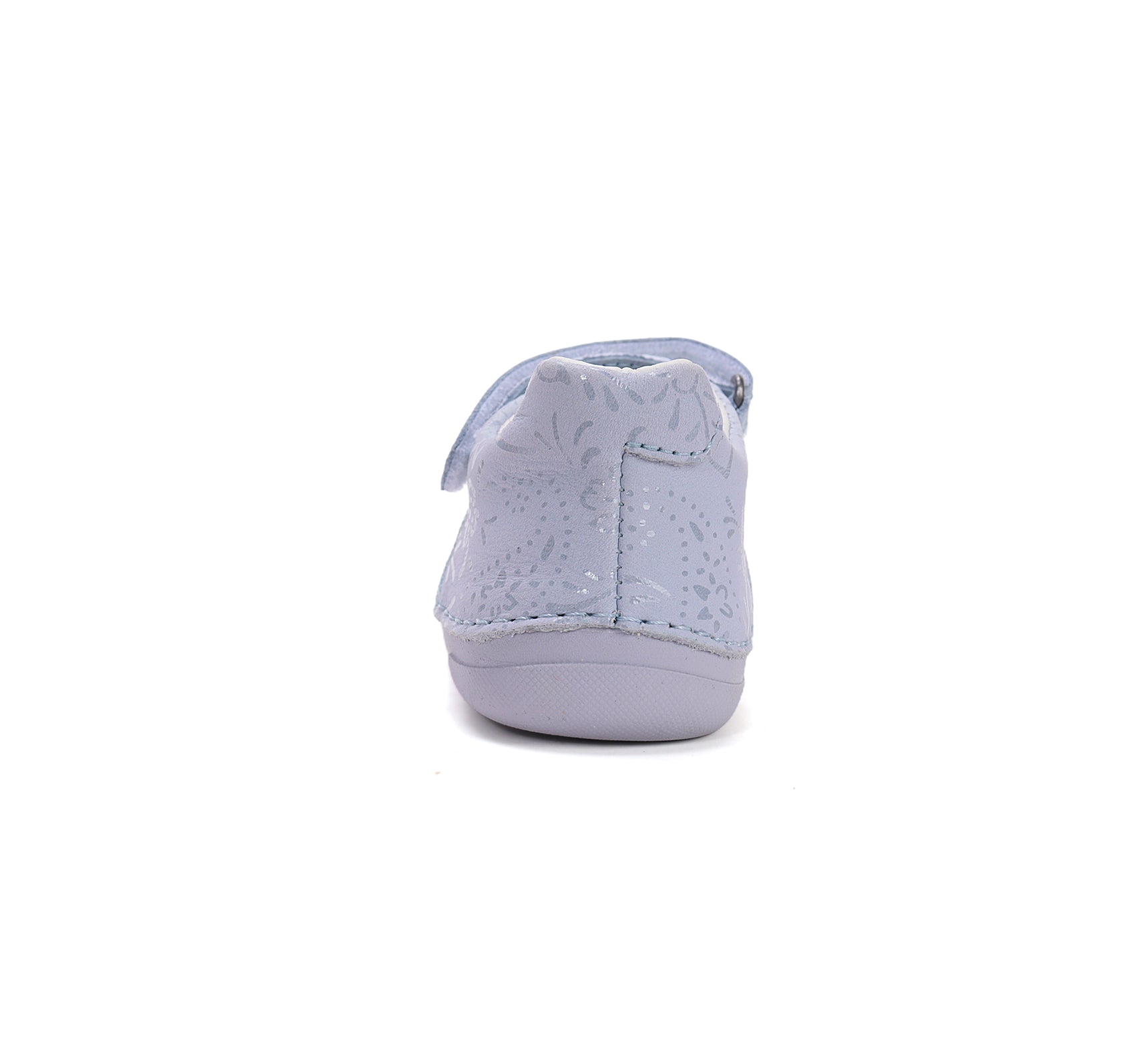 D.D.Step pantofi fete decupati Barefoot 22-33 Lila cu flori printate