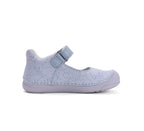 D.D.Step pantofi fete decupati Barefoot 22-33 Lila cu flori printate