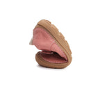 D.D.Step pantofi fete decupati Barefoot 22-33 Raspberry
