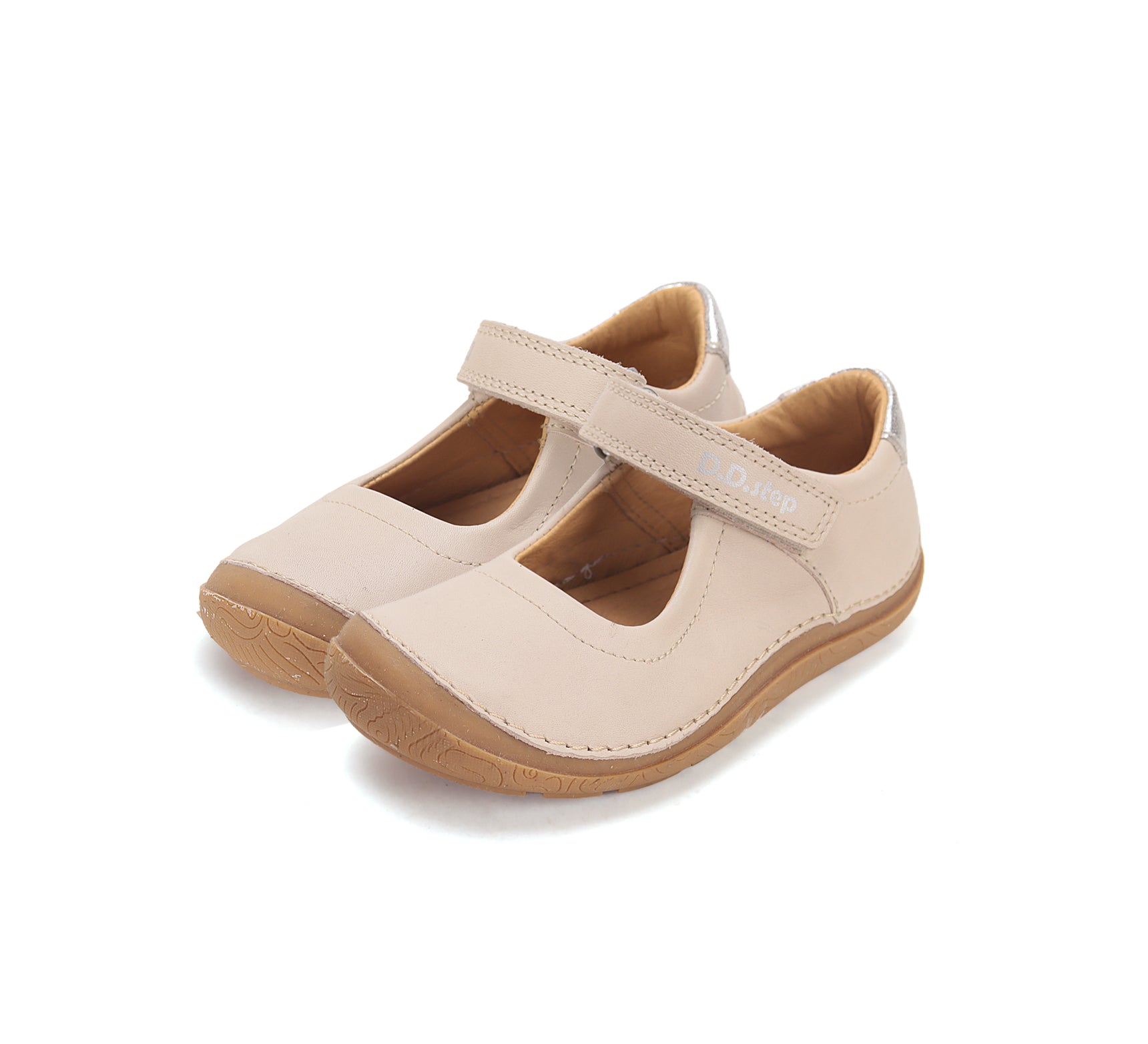 D.D.Step pantofi fete decupati Barefoot 22-33 Roz pudrat Imagine principală a produsului
