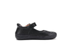 D.D.Step pantofi fete decupati Barefoot 25-30 Black cu fluturas