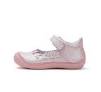 D.D.Step pantofi fete decupati Ponte20 supinati 30-35 Baby Pink cu fluturasi