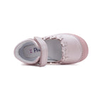 D.D.Step pantofi fete decupati Ponte20 supinati 30-35 Baby Pink cu fluturasi