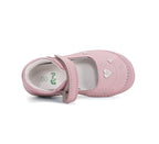 D.D.Step pantofi fete decupati Ponte20 supinati 30-35 Baby Pink cu inimioare