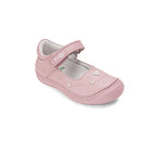 D.D.Step pantofi fete decupati Ponte20 supinati 30-35 Baby Pink cu inimioare
